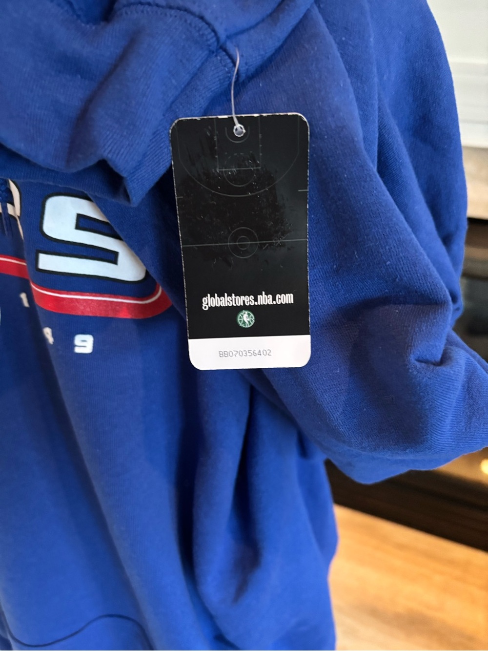 *NEW* NBA Philadelphia 76ers Hooded Sweatshirt - Size 3XL - Picture 6 of 6